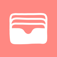 WALLET coral app icon