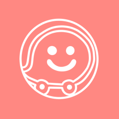 WAZE coral app icon