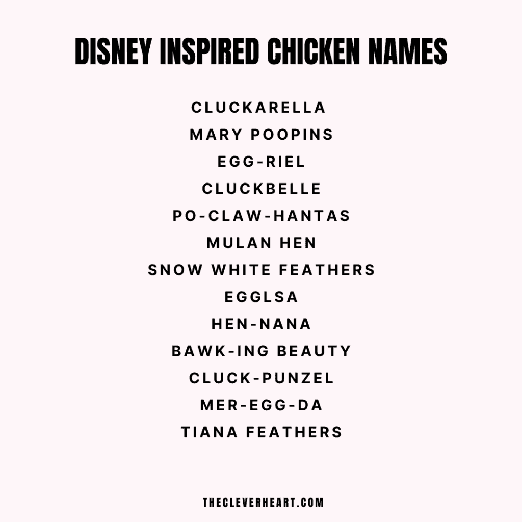 disney chicken names