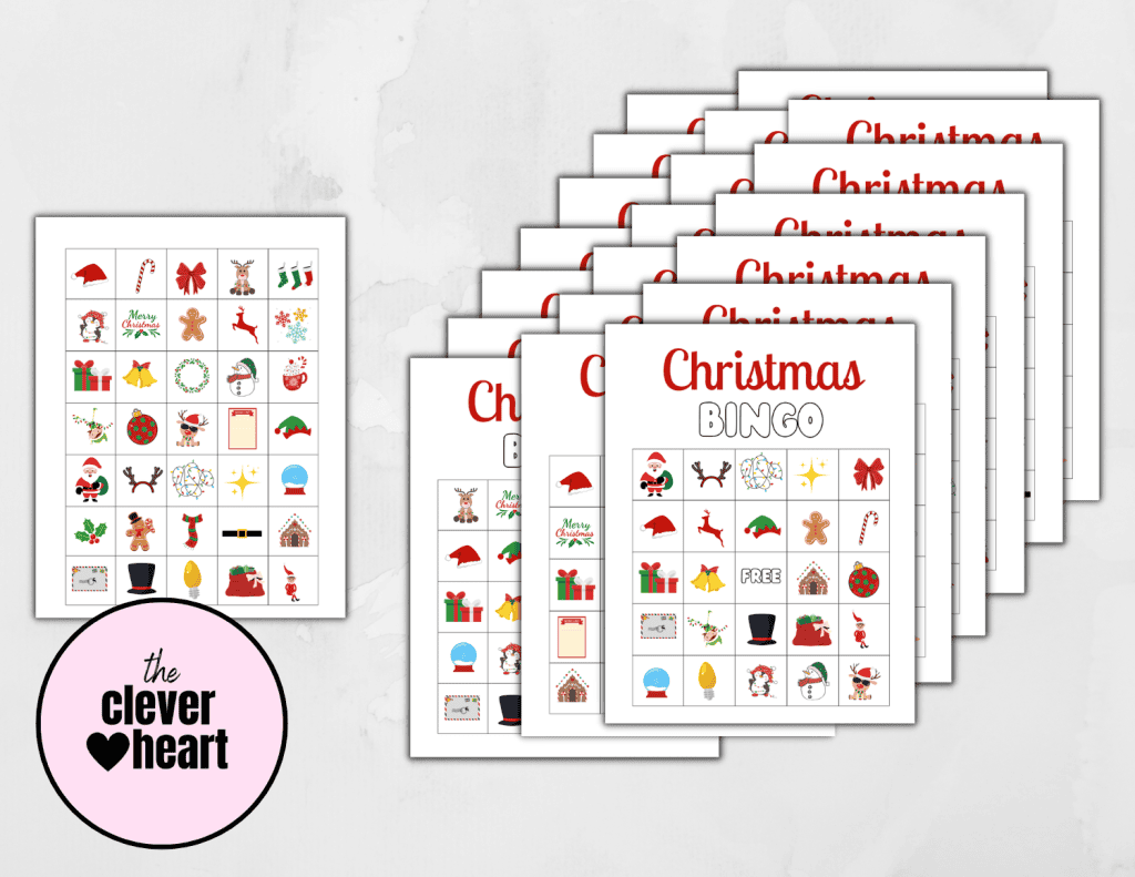 free christmas bingo printable pdf