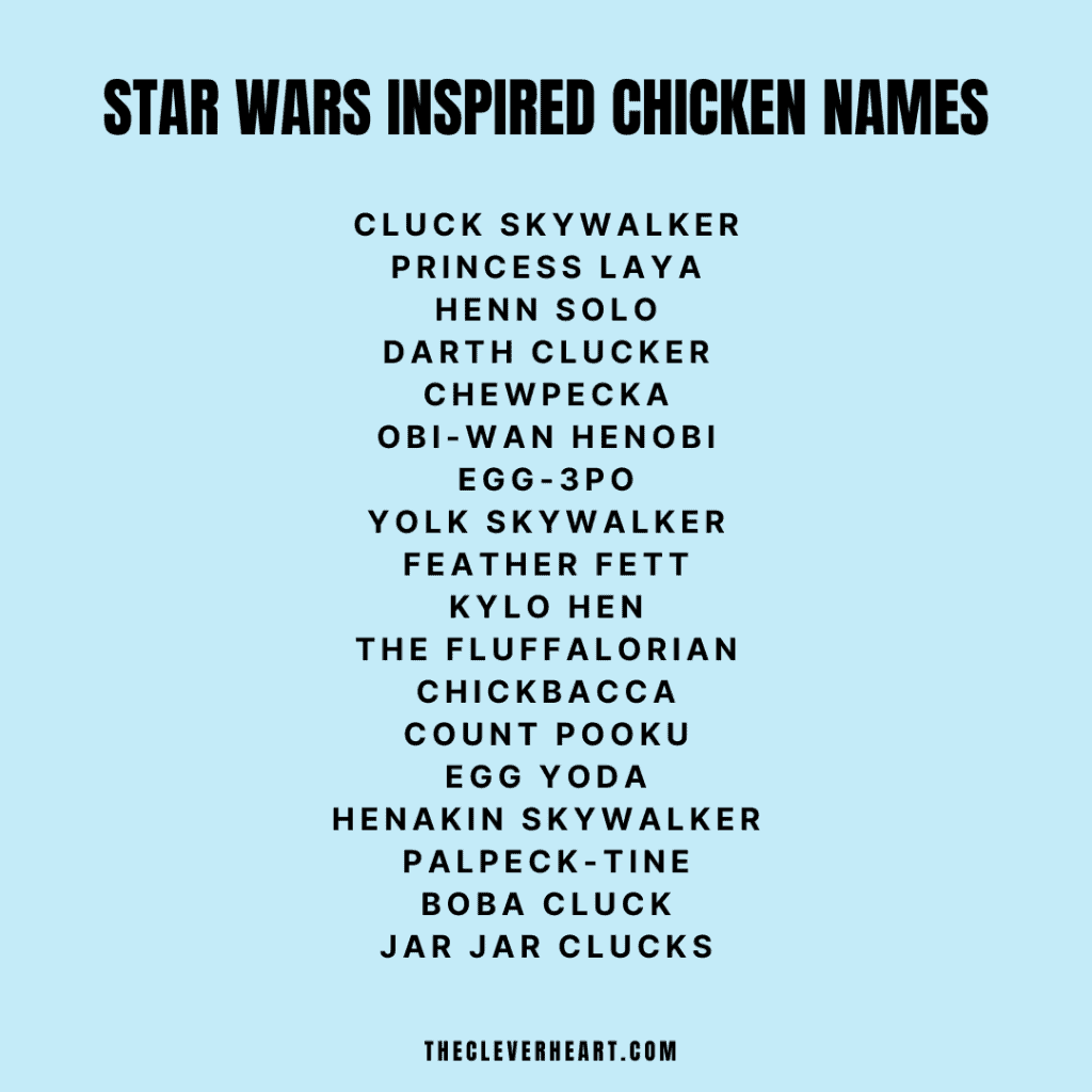 star wars chicken names