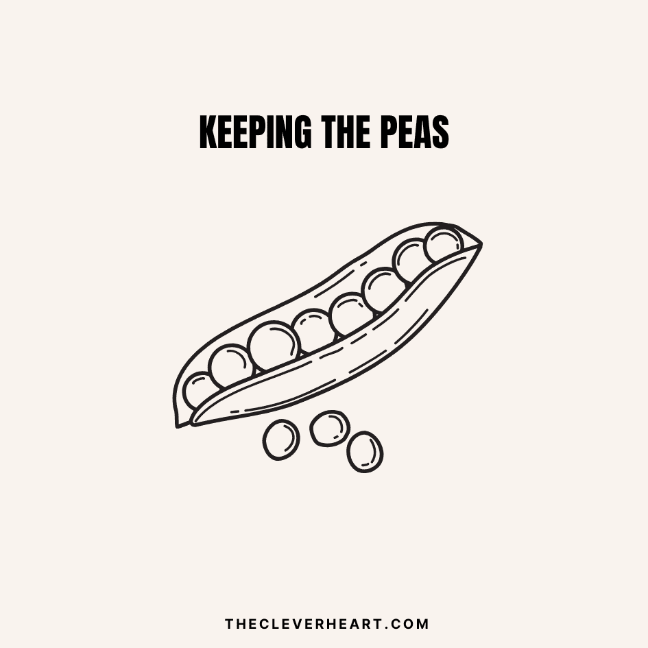 keeping the peas