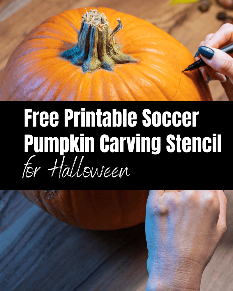 soccer pumpkin carving