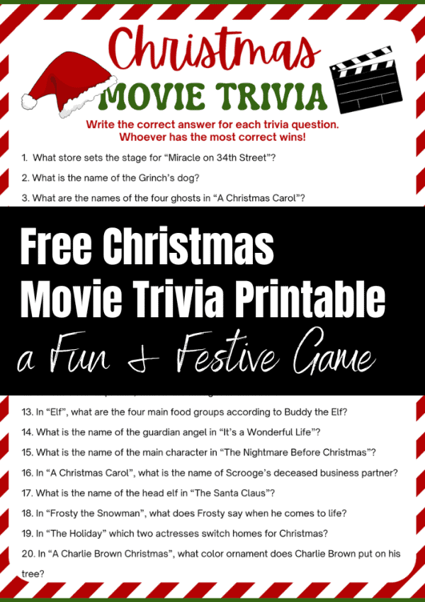 christmas movie trivia printable