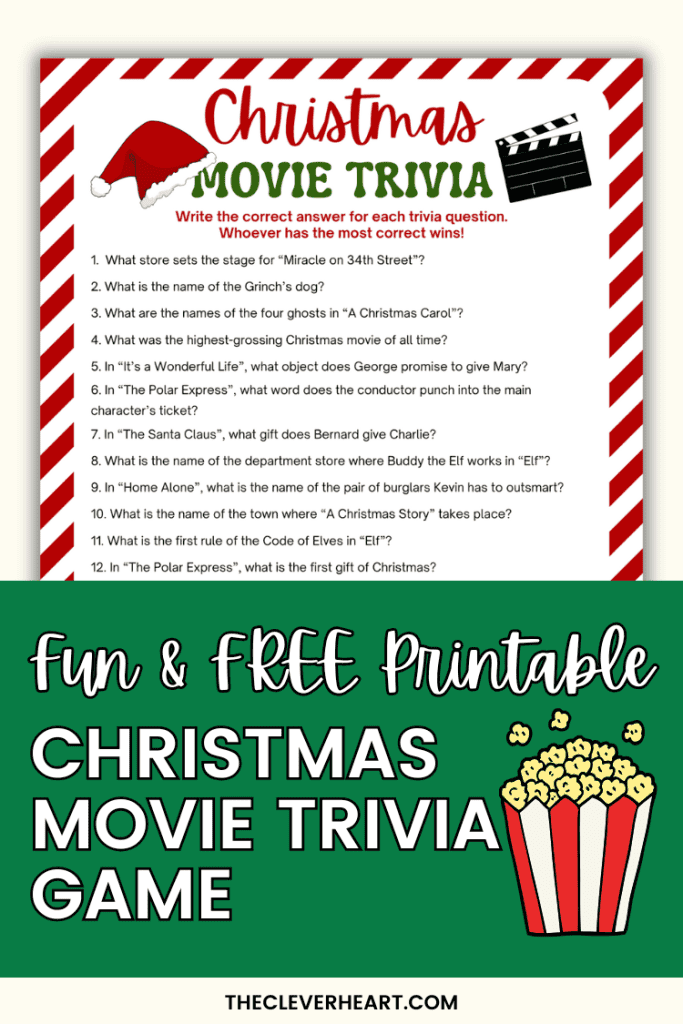 christmas movie trivia printable free