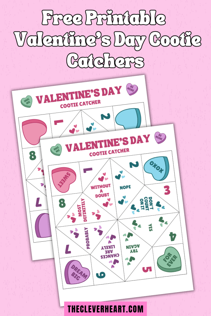 valentine cootie catcher 