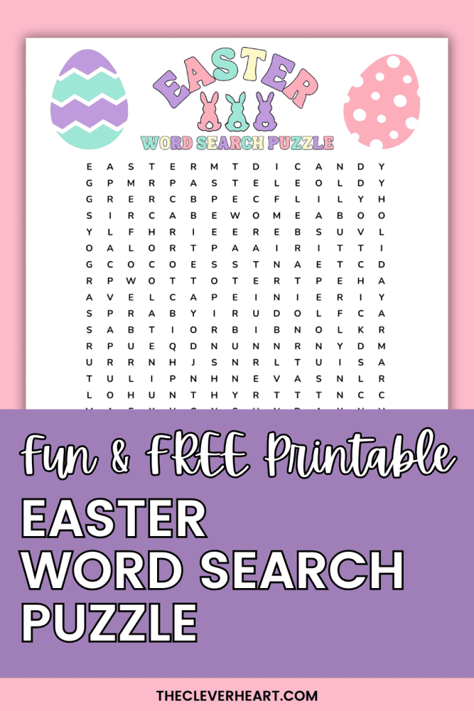 easter word search printable