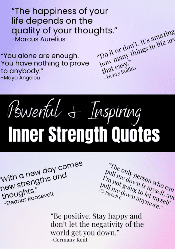 50 Powerful & Inspiring Inner Strength Quotes