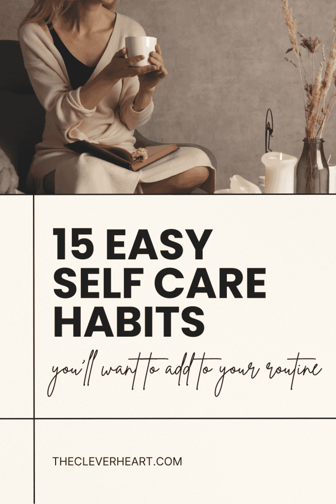 self care habits list