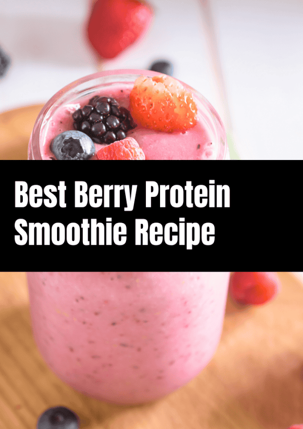 berry protein smoothie